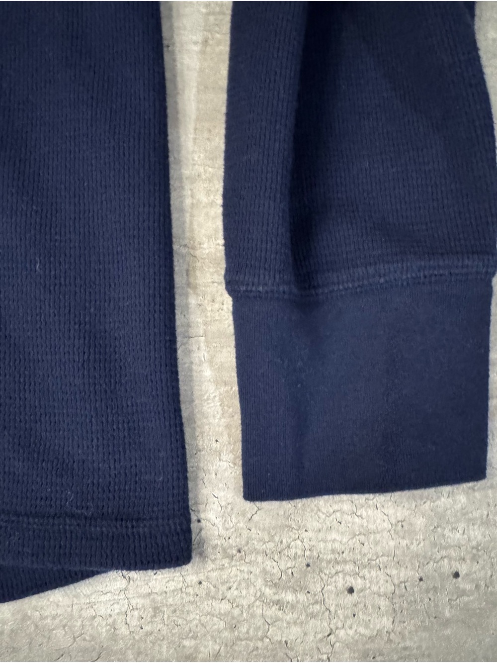 Polo Ralph Lauren Men’s XL Navy Thermal Waffle Knit Long Sleeve Shirt Pony Logo - Picture 16 of 16